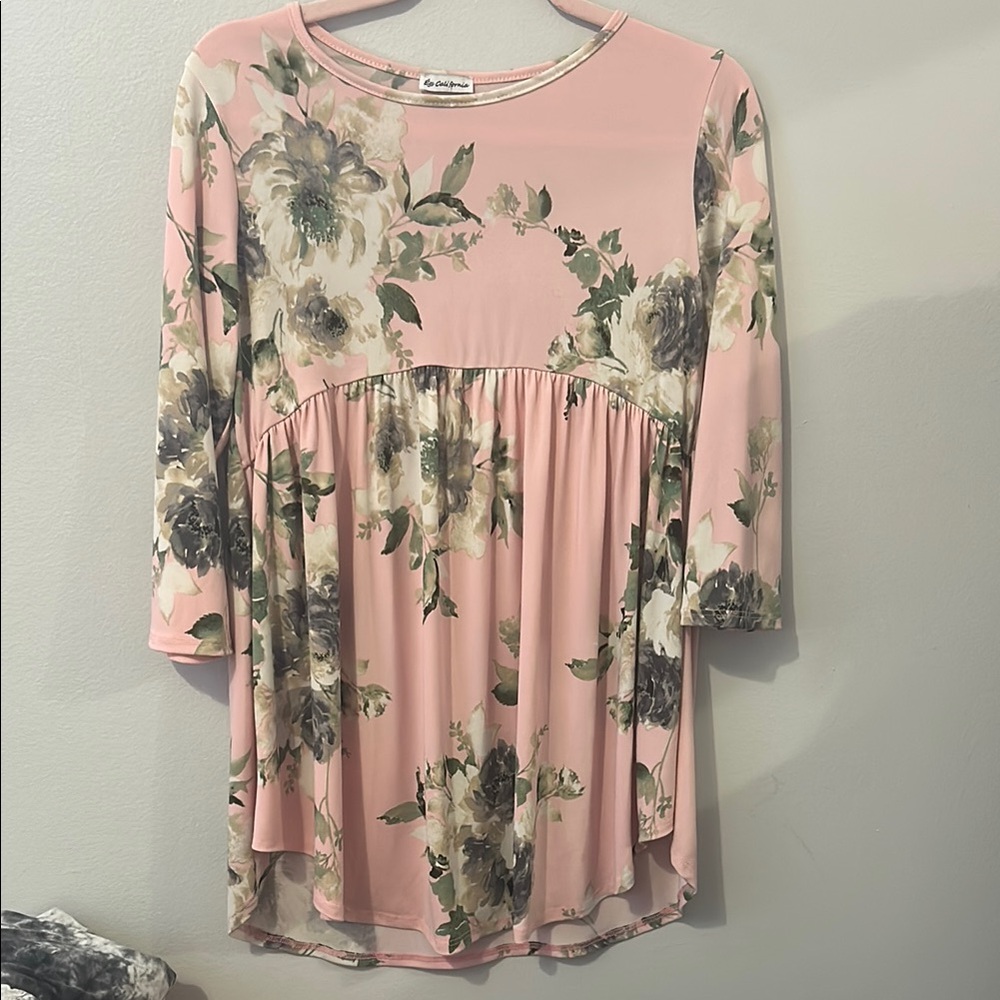 Pink Floral Women's Top by Lularoe